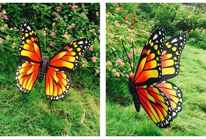 60cm 80cm 100cm 120cm 2m 3ft 4ft 5ft 6ft 8ft 10ft Shopping Mall Giant Artificial Hanging Large LED Flying <strong>butterfly</strong> <strong>Decoration</strong>