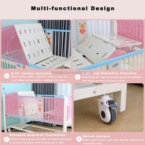 <span class=keywords><strong>Cuna</strong></span> <span class=keywords><strong>Colecho</strong></span> para Bebé, Mueble Ajustable, <span class=keywords><strong>Cuna</strong></span> Plegable para Niños, Cama para Bebés - Product Image 4
