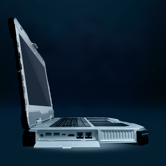 Industrial Portable Computer IP65 Waterproof 15.6 Inch Onboard 14th Gen CPU Ultra 7 165H 5.0GHz Rugged Laptop in Stock