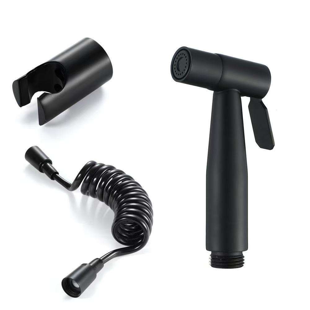 Black three-piece set (1.5-meter telescopic spring tube)