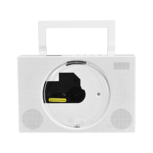 Reproductor de CD portátil de fábrica con Bluetooth, altavoz integrado, control remoto, USB recargable, radio FM para estudio, hogar y uso en exteriores. - Product Image 1