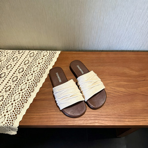 2026 New Korean Style <strong>Women</strong> <strong>Shoes</strong> Flat Open Toe Pleats Outdoor Retro Leopard Print Beach Casual Hard-wearing Light Weight Summer - Product Image 5