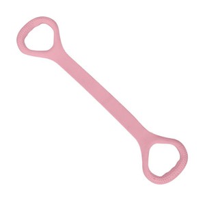 Bande de résistance en forme de 8 First Step rose et bleue pour étirements du dos, yoga, fitness et exercices - Product Image 5