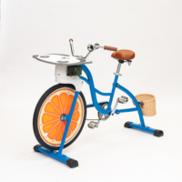 EXI Einrad-Hybridfahrrad mit Pedalstromgenerator, Singlespeed, 26-Zoll-Rad, für Freizeitaktivitäten, mit Beleuchtung, Einrad-Chopper