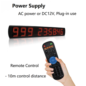 Large 5 Inch Semi Outdoor Use Non-waterproof 999 <strong>Days</strong> Countdown <strong>Timer</strong> LED Digital Holidays Event <strong>Counting</strong> Clock - Product Image 4
