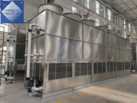 Compresseur à ammoniac NH3 R717, système de refroidissement par évaporation, condenseur pour la réfrigération des usines de glace industrielles