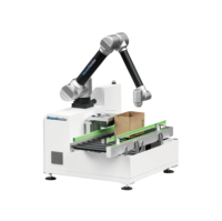 Cobot de palettisation automatique de sacs et de boîtes, robot collaboratif à charge utile élevée de 30 kg, empilage en entrepôt, capteurs de sécurité intégrés, moteur PLC