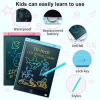 Tablette d'écriture personnalisée eco Lcd bloc-notes électronique de 10 pouces planche à dessin numérique tablette à écrire planche à dessin pour enfants