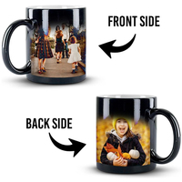 Tasses à café en céramique mate personnalisables avec logo, réutilisables, thermosensibles, changeant de couleur, portables, 11 oz, vierges pour sublimation, tasse magique