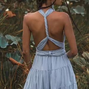 Vestidos de Otoño de Nuevo Diseño para Mujer, Vestidos Casuales Elegantes y Modestos, Vestido de Lino sin Mangas de Alta Calidad para la Noche - Product Image 5