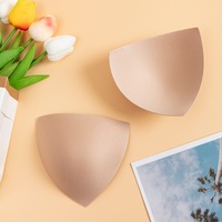 Coussinets de bikini imperméables à coudre pour maillots de bain féminins, coussinets triangulaires en éponge moulée pour maillots de bain et vêtements de surf