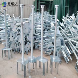 Têtes de fourche en U modernes à <span class=keywords><strong>4</strong></span> voies en acier thermolaqué pour échafaudages, haute résistance, résistantes à la corrosion, pour la construction - Product Image 5