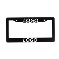Support de plaque d'immatriculation en plastique, cadre de plaque d'immatriculation standard, support de plaque d'immatriculation personnalisé, cadres de plaques d'immatriculation