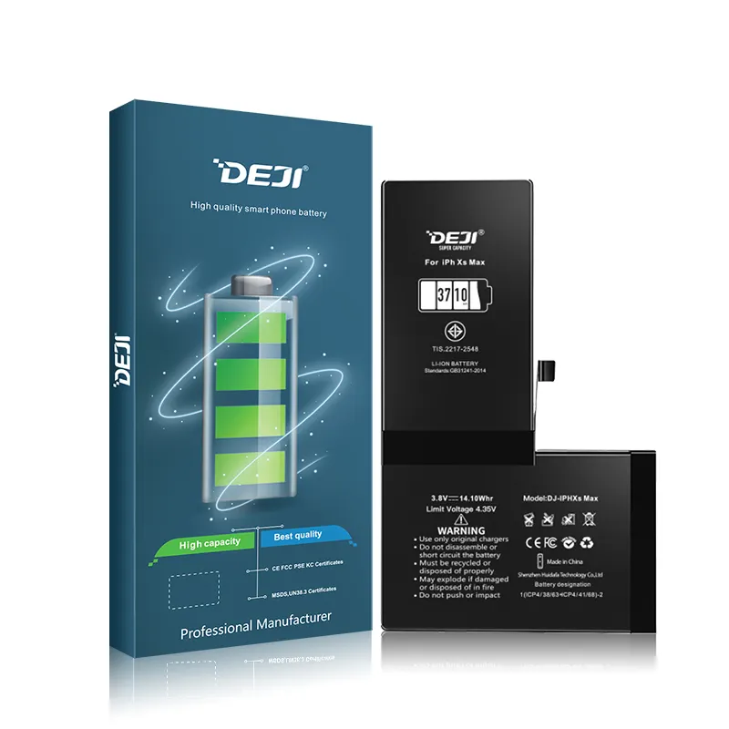DEJI New 0 Cycle Oem High Capacity Batteries For Iphone X Xs Xr Xsmax 11 12 13 Mini 12pro Max 13 Pro Max 11 Pro Max Oem Battery
