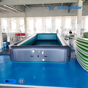 <span class=keywords><strong>6x3m</strong></span> Maßgefertigter Langlebiger Drop-Stitch Aufblasbarer Swimmingpool Großer Familienpool mit Pumpe und Reparaturset - Product Image 1