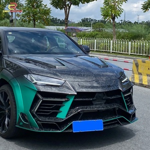 ชุดแต่ง MSY Style Half Dry Forged Carbon Gen III สำหรับแปลงโฉมรถยนต์ พร้อมกันชน ฝากระโปรง สปอยเลอร์ บังโคลน และสเกิร์ตข้าง สำหรับรถยนต์แลมโบ กูรูส - Product Image 4