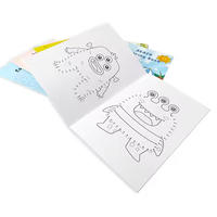 Ensemble de livres d'histoires personnalisés écologiques avec graffitis et gribouillis, livre d'images en carton pour enfants, livre de coloriage pour bébé, livre de peinture imprimé