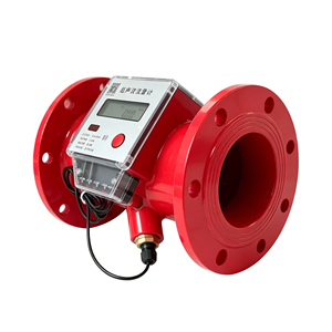 Débitmètre à ultrasons pour incendie, dédié aux raccords à bride DN80, dispositif de surveillance du débit pour tuyau d'incendie rouge de 3 pouces - Product Image 1