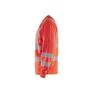 BLAKLADER - 356225385500XS Sudadera Hi-Vis Rojo-EAN 7330509832134 ROPA DE TRABAJO DE LA HI-VIS - Product Image 4