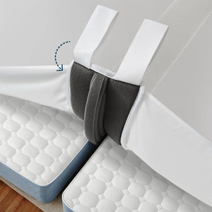 Kit Convertidor de <span class=keywords><strong>Cama</strong></span> Individual a Matrimonial con Sábana Ajustable y Correa Incluidas, Conector de Colchón para Rellenar Espacios de <span class=keywords><strong>Cama</strong></span> King Size - Product Image 1