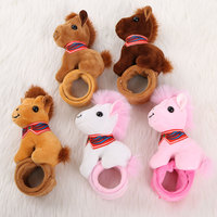 Peluche Cheval Mignonne Lavée, Cadeau pour Enfants, Mini 10cm, Rembourrage Coton PP, Douce et Moelleuse
