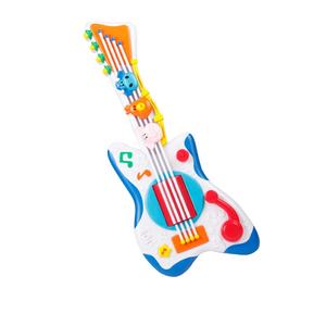 Bambini batteria operato di plastica del fumetto mini musicale educativo ragazzo strumento chitarra elettrica regalo del giocattolo per i bambini - Product Image 2