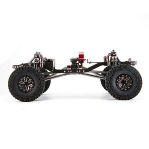 Set telaio rinforzato interamente in metallo passo 313mm 4WD Rock fuoristrada assemblato per <span class=keywords><strong>1</strong></span>/10 <span class=keywords><strong>RC</strong></span> cingolato SCX10 <span class=keywords><strong>Rc</strong></span> parti di automobili - Product Image 3