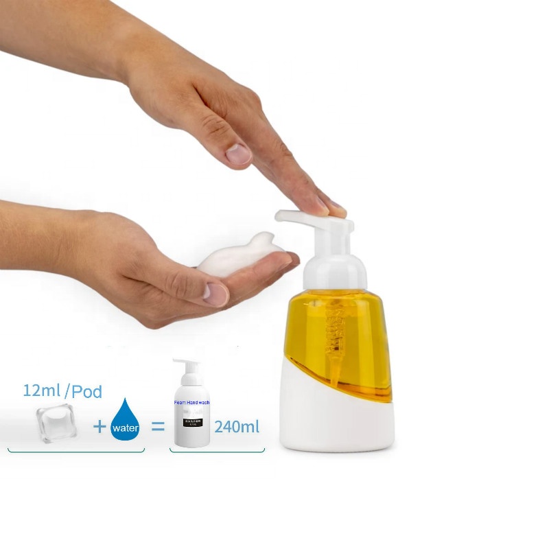 Жидкие капсулы для мытья рук, оливковое эфирное масло, пенопласт, мыльные капсулы для рук