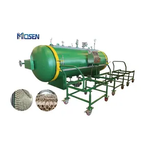 double door steam sterilizer autoclave for mushroom growing bags substrate cultivation