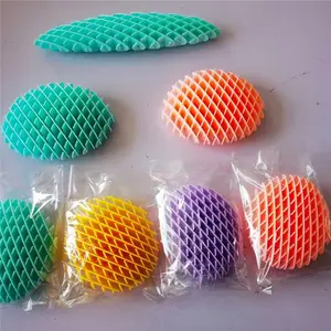 3D Elastic Mesh Stress Anxiety Relief Sensory Slug Fidget Toy Fidget Worm Toy 2024 new product