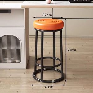 K Thickened bar stool <b>checkout</b> <b>counter</b> stool raised stool for front desk stool dining table stool bar stool stool - Product Image 4