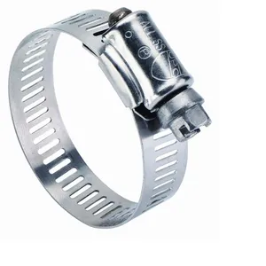 Direct Manufacturer High Heat Resistant zinc plated American Type Hose Clamp for rubber pipe