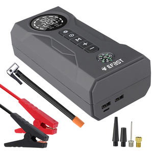 Démarreur de voiture portable E-FAST 10000mAh, batterie externe mobile, <span class=keywords><strong>booster</strong></span> de batterie au lithium 12v avec pompe à air/écran numérique - Product Image 3