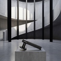 Ensemble de poignées de porte symétriques en laiton noir mat pour entrée d'appartement, chambre d'hôtel, avec mécanismes de verrouillage et barres de traction