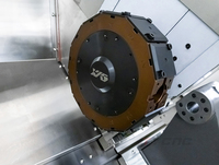 Vente Flash : Tour CNC Horizontal TCK56Y-500/1000mm à 12 Stations ATC, Tour CNC à Banc Incliné pour la Production Métallique