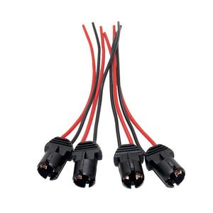 TB 10PCS T10 Light Bulb Extension Socket Holder Soft Rubber Push-in