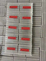 Borne de raccordement à vis PA amovible multipolaire en laiton pour distribution d'alimentation en armoire