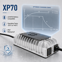 Chargeur de batterie industriel LiFePO4 XieTong XP70 36V 5A 14.6V 5A 29.2V 20A, station de charge étanche