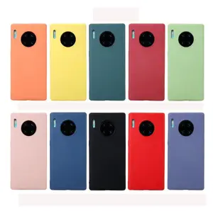Kleurrijke Vloeibare Siliconen Soft Case Voor Samsung Galaxy S21 Ultra S20 Plus A52 A32 4G A42 A72 5G a21S Gel Telefoon Skin Cover