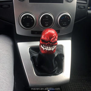 28 modèles <span class=keywords><strong>de</strong></span> <span class=keywords><strong>pommeau</strong></span> <span class=keywords><strong>de</strong></span> levier <span class=keywords><strong>de</strong></span> vitesses manuel universel pour voiture et camion, crâne fantôme squelette - Product Image 6