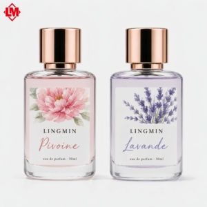 Étiquettes personnalisées pour parfums, étiquettes en rouleau pour bouteilles cosmétiques, étiquettes privées pour emballages de parfums, vente en gros OEM ODM - Product Image 2