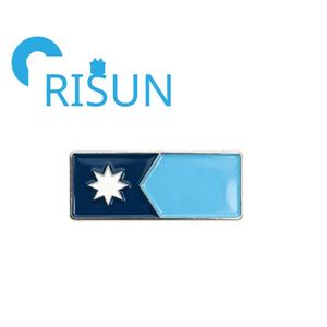 Broche aimantée personnalisée en gros, carte du Minnesota avec drapeau de l'État, souvenir de voyage, cadeau, badge de revers - Product Image 2