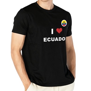 Lightweight and Breathable Ecuador Fan <b>T</b>-shirt for Summer Outdoor Gatherings and Matches Promotion - Product Image 2