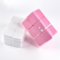 Tampons professionnels jetables non pelucheux pour dissolvant de vernis à ongles avec boîte, lingettes nettoyantes super absorbantes pour le gel et le nail art, sans résidu