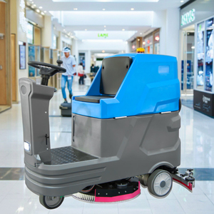 Batterie betriebener Auto-Cleaning-Aufsitz-Boden wäscher Neuer Zustand Industrielle Akku-Boden waschanlage zum Polieren - Product Image 2