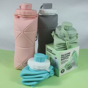Pajita Plegable de Silicona Creativa, de Grado Alimenticio, Resistente a Altas Temperaturas, 600 ml, para Beber Directamente, Portátil, para Viajes y Actividades al Aire Libre - Product Image 4