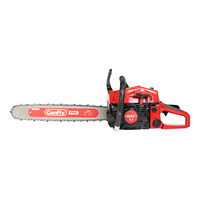 Tronçonneuse à essence 58cc, portable, à main, pour la coupe du bois, tronçonneuse sans fil professionnelle