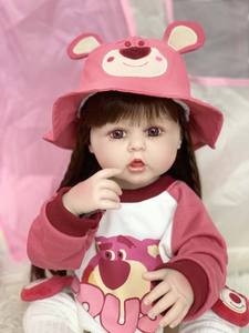 <span class=keywords><strong>Muñeca</strong></span> Reborn de Cuerpo Completo, Bebé Reborn con Cabello Rubio, Mini Juguete Realista, Bebé Reborn de Silicona Realista - Product Image 2