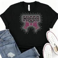 Meilleures ventes : Transferts thermiques en strass pour T-shirt, motif Bling Cheer