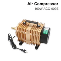 Pompe à air électromagnétique QDLASER ACO-009E 160W, compresseur d'air pour machine de gravure et de découpe laser CO2, accessoires d'assistance à l'air